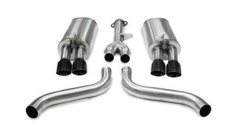 Corsa 1986-1991 Chevrolet Corvette C4 5.7L V8 L98 Black Sport Cat-Back Exhaust thumbnail 7