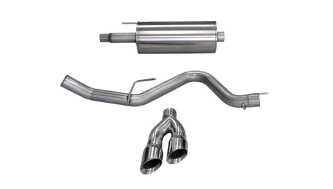 Corsa 15-20 Ford F-150 5.0L V8 (Super Crew Cab) Polished Sport Single Side Dual 4in Tips CB Exhaust thumbnail 2