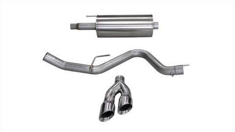 Corsa 15-20 Ford F-150 5.0L V8 (Super Crew Cab) Polished Sport Single Side Dual 4in Tips CB Exhaust thumbnail 3