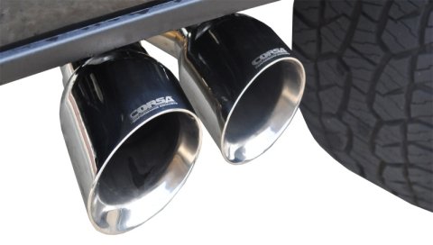 Corsa 15-20 Ford F-150 5.0L V8 (Super Crew Cab) Polished Sport Single Side Dual 4in Tips CB Exhaust thumbnail 4