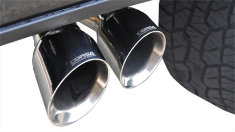 Corsa 15-20 Ford F-150 5.0L V8 (Super Crew Cab) Polished Sport Single Side Dual 4in Tips CB Exhaust thumbnail 7
