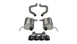 Corsa 17-19 Chevy Corvette Z06 2.75in Axle Back Exhaust Black Dual Rear Exit Quad 4.5in Tip (Sport) thumbnail 2