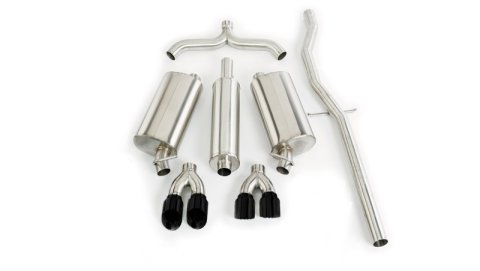 Corsa 98-03 Cadillac Seville 4.6L 2.5in Cat-Back Dual Rear w Twin 35in Black Pro-Series Tips thumbnail 2