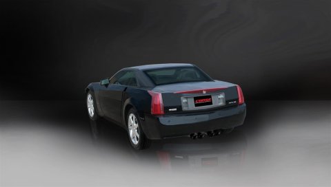 Corsa 2004-2008 Cadillac XLR 4.6L 25in Cat-Back Dual Rear w Twin 35in Black Pro-Series Tips thumbnail 3
