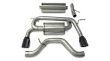 Corsa 2006-2008 Hummer H3 3in Cat-Back Dual Rear w Single 4in Black Pro-Series Tips thumbnail 1
