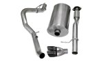 Corsa 2007-2009 Chevrolet Avalanche 6.0L V8 3in Cat-Back Single Side w Twin 4in Black Pro-SeriesTips thumbnail 4