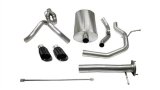 Corsa 2005-2006 Chevrolet SSR 5.3L V8 3in Cat-Back Dual Rear w Single 4in Black Pro-Series Tips thumbnail 2