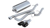 Corsa 1999-2006 GMC Sierra 4.8L V8 3in Cat-Back Single Side w Twin 4in Black Pro-Series Tips thumbnail 1