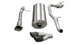 Corsa 2007-2010 Cadillac Escalade 6.2L V8 3in Cat-Back Single Side w Twin 4in Black Pro-Series Tips thumbnail 1