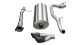 Corsa 2007-2010 Cadillac Escalade 6.2L V8 3in Cat-Back Single Side w Twin 4in Black Pro-Series Tips thumbnail 3