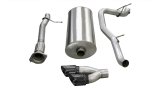 Corsa 2007-2010 Cadillac Escalade 6.2L V8 3in Cat-Back Single Side w Twin 4in Black Pro-Series Tips thumbnail 5