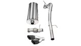 Corsa 2011-2014 Cadillac Escalade 6.2L V8 3in Cat-Back Single Side w Twin 4in Black Pro-Series Tips thumbnail 1