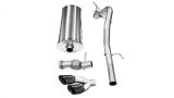 Corsa 2011-2014 Cadillac Escalade 6.2L V8 3in Cat-Back Single Side w Twin 4in Black Pro-Series Tips thumbnail 4