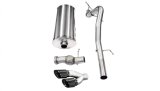 Corsa 2011-2014 Cadillac Escalade 6.2L V8 3in Cat-Back Single Side w Twin 4in Black Pro-Series Tips thumbnail 5