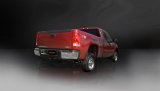 Corsa 2009-2013 GMC Sierra 4.8L V8 3in Cat-Back Single Side w Twin 4in Black Pro-Series Tips thumbnail 2