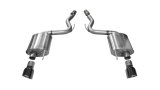 Corsa 2015-2017 Ford Mustang GT 5.0 3in Axle Back Exhaust Black Dual Tips (Touring) thumbnail 1