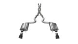 Corsa 2015-2017 Ford Mustang GT 5.0 3in Cat Back Exhaust Black Dual Tips (Sport) thumbnail 1