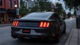 Corsa 2015-2017 Ford Mustang GT 5.0 3in Cat Back Exhaust Black Dual Tips (Sport) thumbnail 7