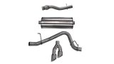 Corsa 2015-2020 GMC Yukon Denali XL 6.2L V8 3in Cat-Back Single Side Exit Twin 4in Polished Tips thumbnail 1