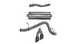 Corsa 2015-2020 GMC Yukon Denali XL 6.2L V8 3in Cat-Back Single Side Exit Twin 4in Black Tips thumbnail 1