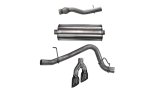 Corsa 2015-2020 GMC Yukon Denali XL 6.2L V8 3in Cat-Back Single Side Exit Twin 4in Black Tips thumbnail 2