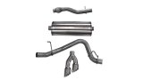 Corsa 2015-2020 GMC Yukon XL 1500 5.3L V8 3in Cat-Back Single Side Exit Twin 4in Polished Tips thumbnail 1