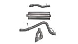 Corsa 2015-2020 GMC Yukon XL 1500 5.3L V8 3in Cat-Back Single Side Exit Twin 4in Polished Tips thumbnail 2