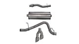 Corsa 2015-2020 GMC Yukon XL 1500 5.3L V8 3in Cat-Back Single Side Exit Twin 4in Polished Tips thumbnail 3