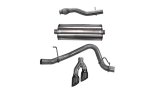 Corsa 2015-2020 GMC Yukon XL 1500 5.3L V8 3in Cat-Back Single Side Exit Twin 4in Black Tips thumbnail 1