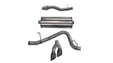 Corsa 2015-2020 GMC Yukon XL 1500 5.3L V8 3in Cat-Back Single Side Exit Twin 4in Black Tips thumbnail 3