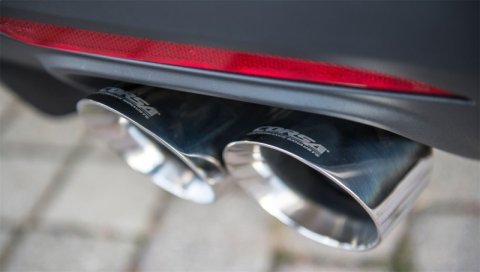 Corsa 2015-2017 Ford Mustang GT 5.0 3in Cat Back Exhaust Polish Quad Tips (Sport) thumbnail 1