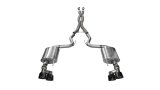 Corsa 2015-2017 Ford Mustang GT 5.0 3in Cat Back Exhaust Black Quad Tips (Sport) thumbnail 3