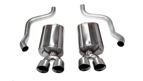 Corsa 2015-2017 Ford Mustang GT 5.0 3in Axle Back Exhaust Black Quad Tips (Sport) thumbnail 3