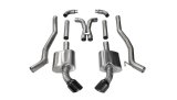 Corsa 2011-2015 Chevrolet Camaro SS 6.2L V8 Manual Black Xtreme 3in Cat-Back thumbnail 2