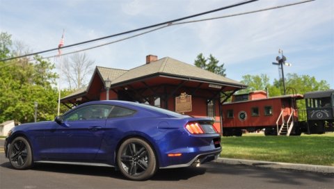 Corsa 2015-2017 Ford Mustang EcoBoost 2.3T Sport 3in Cat-Back Dual Rear Exit Polished Tips thumbnail 9
