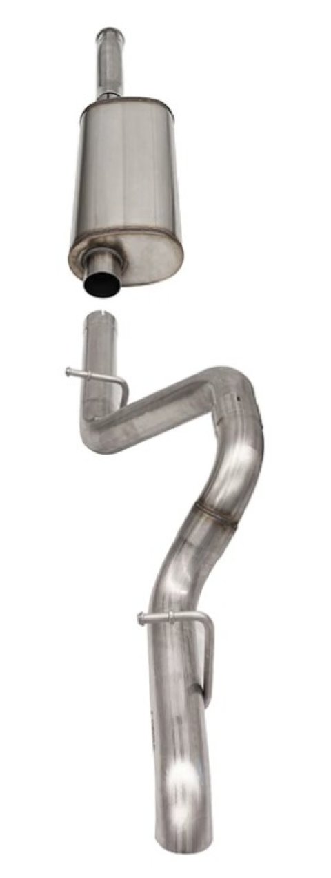 Corsa 2018-2025 Jeep Wrangler JLU 3.6L Sport 2.75in Cat-Back Exhaust w/ Turn Down Tip thumbnail 7