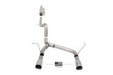 Corsa 2007-2018 Jeep Wrangler JKU 3.6L/3.8L 2.75in Sport Cat-Back Exhaust w/ 4in American Flag Tips thumbnail 2