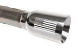 Corsa 2007-2018 Jeep Wrangler JKU 3.6L/3.8L 2.75in Sport Cat-Back Exhaust w/ 4in American Flag Tips thumbnail 6