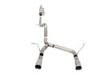 Corsa 2007-2018 Jeep Wrangler JKU 3.6L Sport 2.75in Cat-Back Exhaust w/ Single 4in Tips thumbnail 1