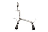 Corsa 2007-2018 Jeep Wrangler JKU 3.6L Sport 2.75in Cat-Back Exhaust w/ Single 4in Black Tips thumbnail 3