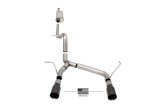 Corsa 07-18 Jeep Wrangler JKU 3.6L/3.8L 2.75in Sport Cat-Back Exhaust w/ 4in American Flag BlacTips thumbnail 1
