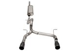 Corsa 2018-2025 Jeep Wrangler JLU 3.6L 2.75in Sport Cat-Back Exhaust w/ 4in Black Tips thumbnail 5