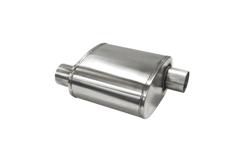 Corsa Pro Series Custom Sport Muffler 304SS 2.5in Offset In / 2.5in Offset Out 10in Length thumbnail 1