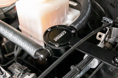 Corsa 2018-2025 Jeep Wrangler JL & JLU / Gladiator JT (3.6L) Oil Catch Can thumbnail 2