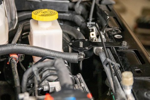 Corsa 2018-2025 Jeep Wrangler JL & JLU / Gladiator JT (3.6L) Oil Catch Can thumbnail 3