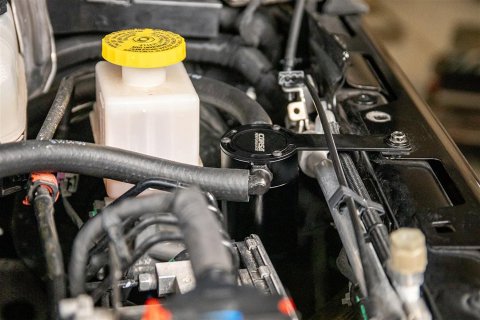 Corsa 2018-2025 Jeep Wrangler JL & JLU / Gladiator JT (3.6L) Oil Catch Can thumbnail 6