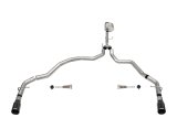 Corsa 2021-2025 Ford F-150 Regular Cab/6.5in Bed 5.0L V8 Xtreme Cat-Back Dual Rear Exit-Black PVD thumbnail 1