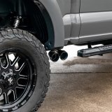Corsa 2021-2025 Ford F-150 Regular Cab/ 8in Bed 5.0L V8 Xtreme Cat-Back Front of Tire Exit-Black PVD thumbnail 4