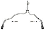 Corsa 2021-2025 Ford F-150 Regular Cab/ 8in Bed 5.0L V8 Xtreme Cat-Back Dual Rear Exit-Black PVD thumbnail 1