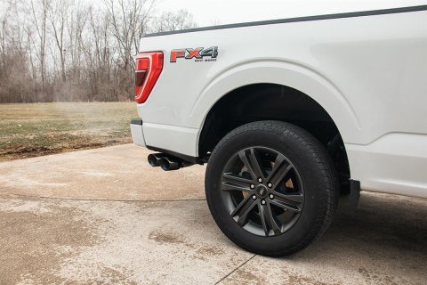 Corsa 2021-2025 Ford F-150 SuperCab/6.5in Bed 5.0L V8 Xtreme Cat-Back Single Side Exit-Polished thumbnail 2